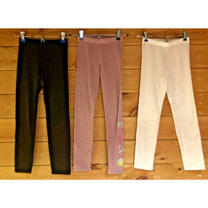 Old Navy Lot of 3 Girl Leggings Size 8
